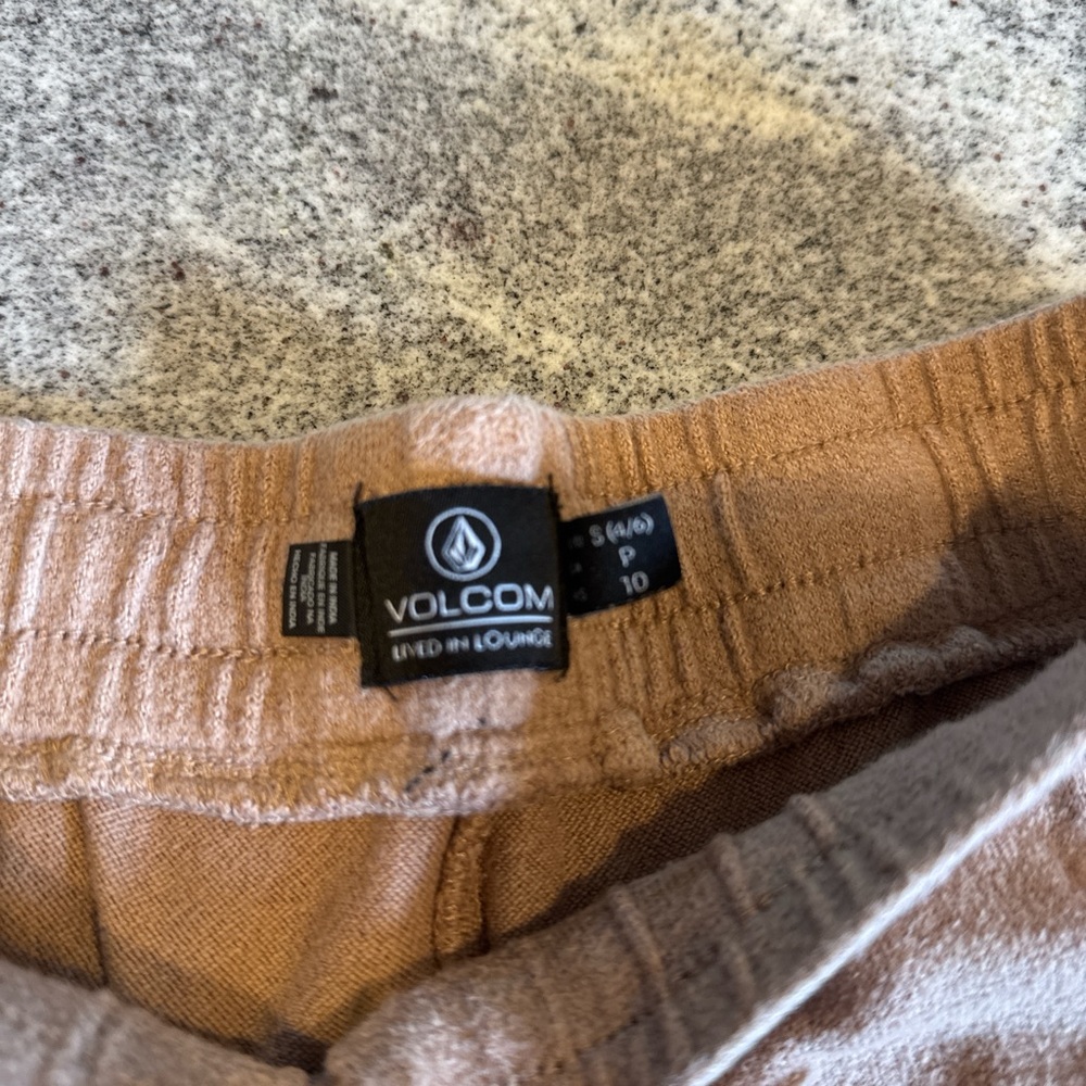 Volcom Joggers in Camel Sz S - Picture 2 of 5